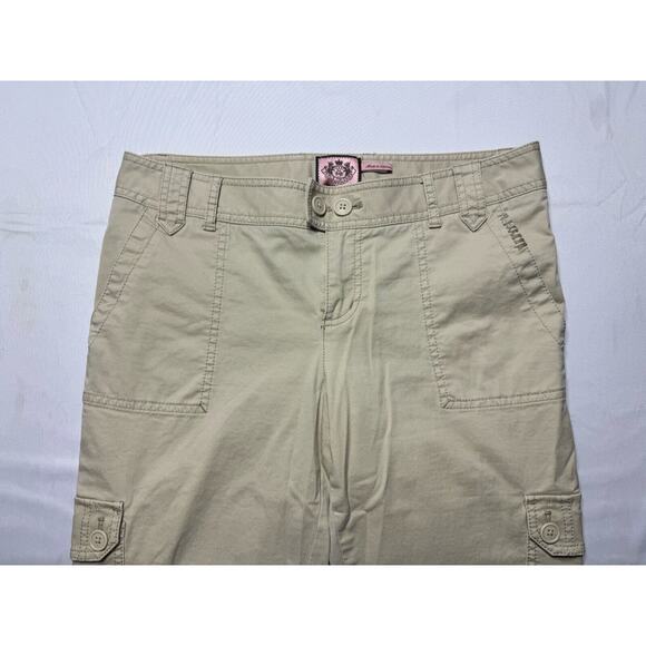 Juicy Couture Women’s Khaki Slim Fit Cargo Pants - Size 4 (32x32) - Picture 4 of 7